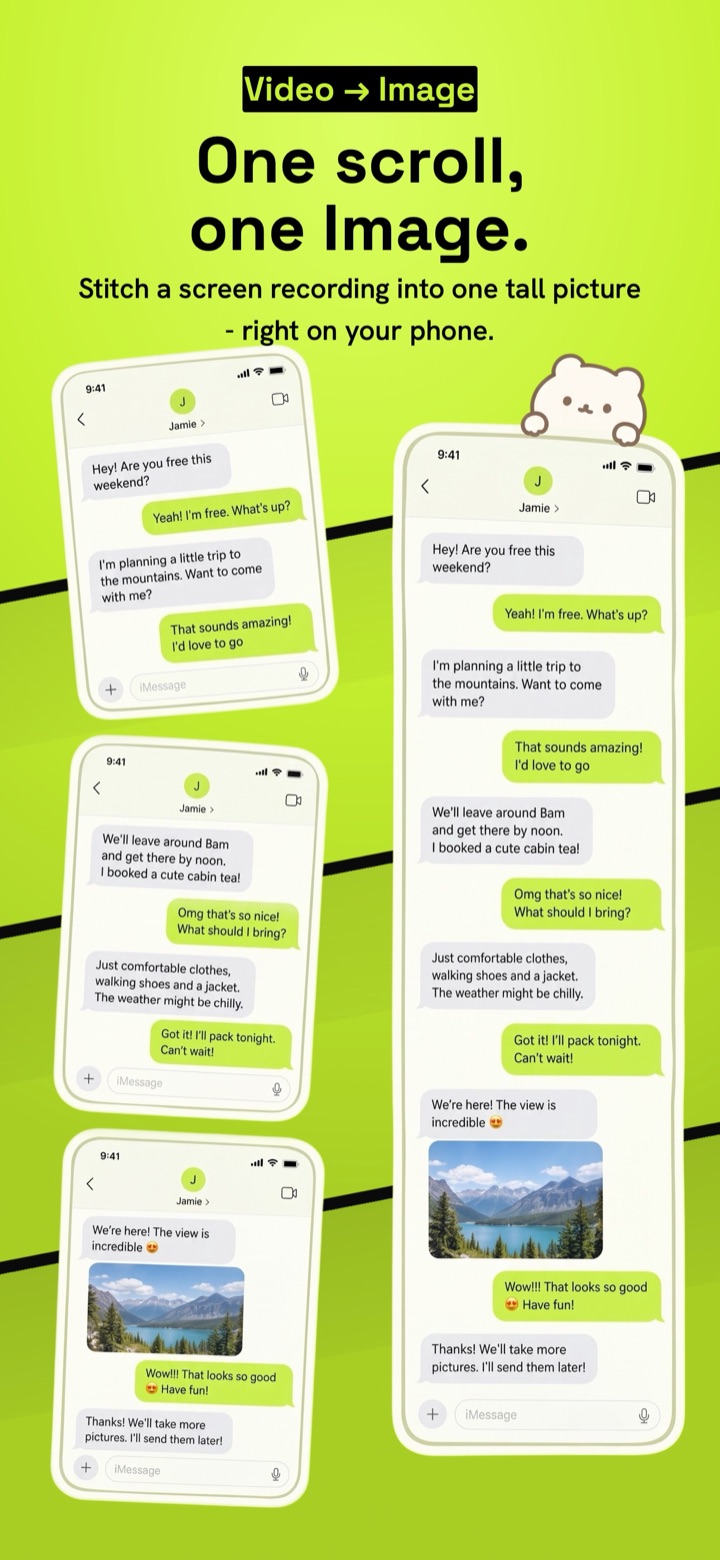 Three screens of a chat stitched into one tall image with no repeated headers